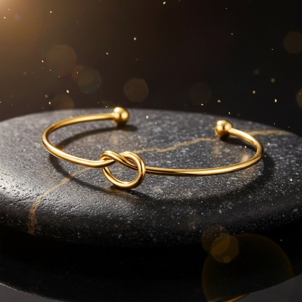 Ora Knot Bracelet, 18K Gold Plated