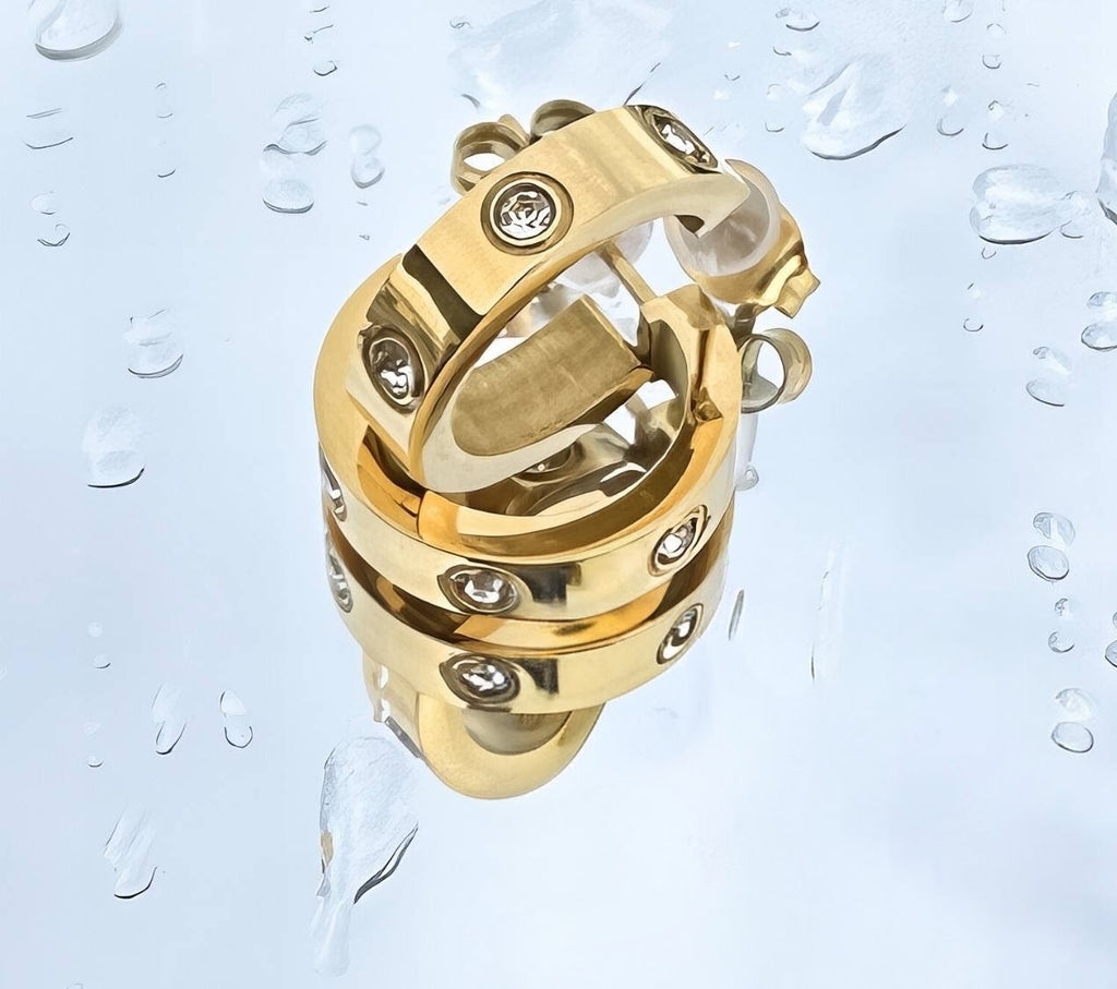 Ora Orbit Earrings, 18K Gold Plated