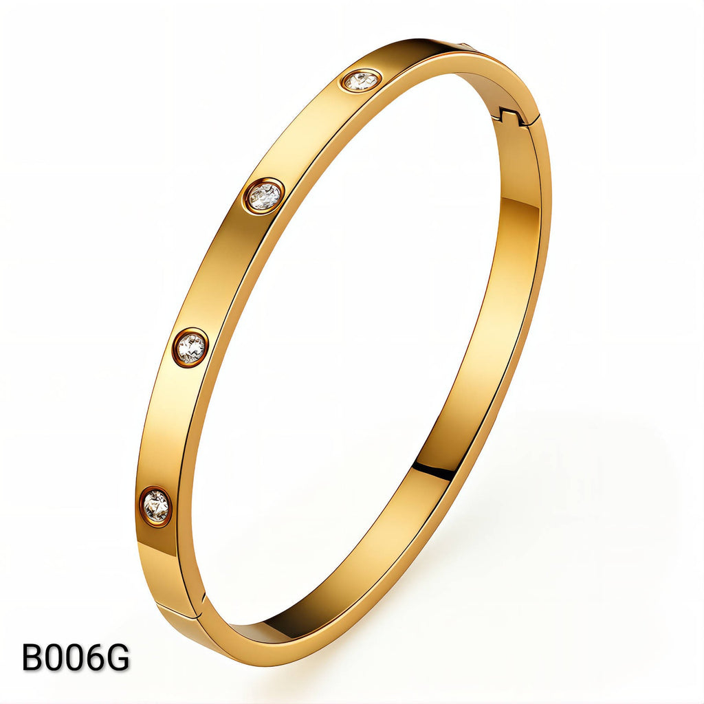 Ora Empress Band Bracelet, 18K Gold Plated
