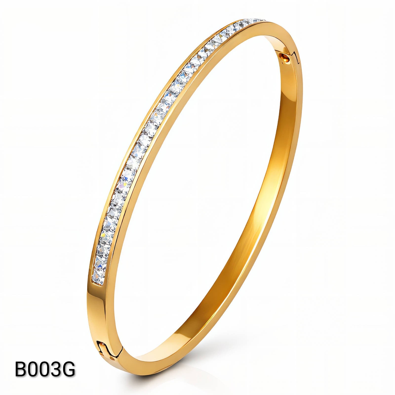 Ora Lumina Bracelet, 18K Gold Plated Steel