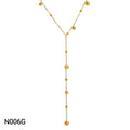 Ora Lariat Necklace, 18K Gold Plated
