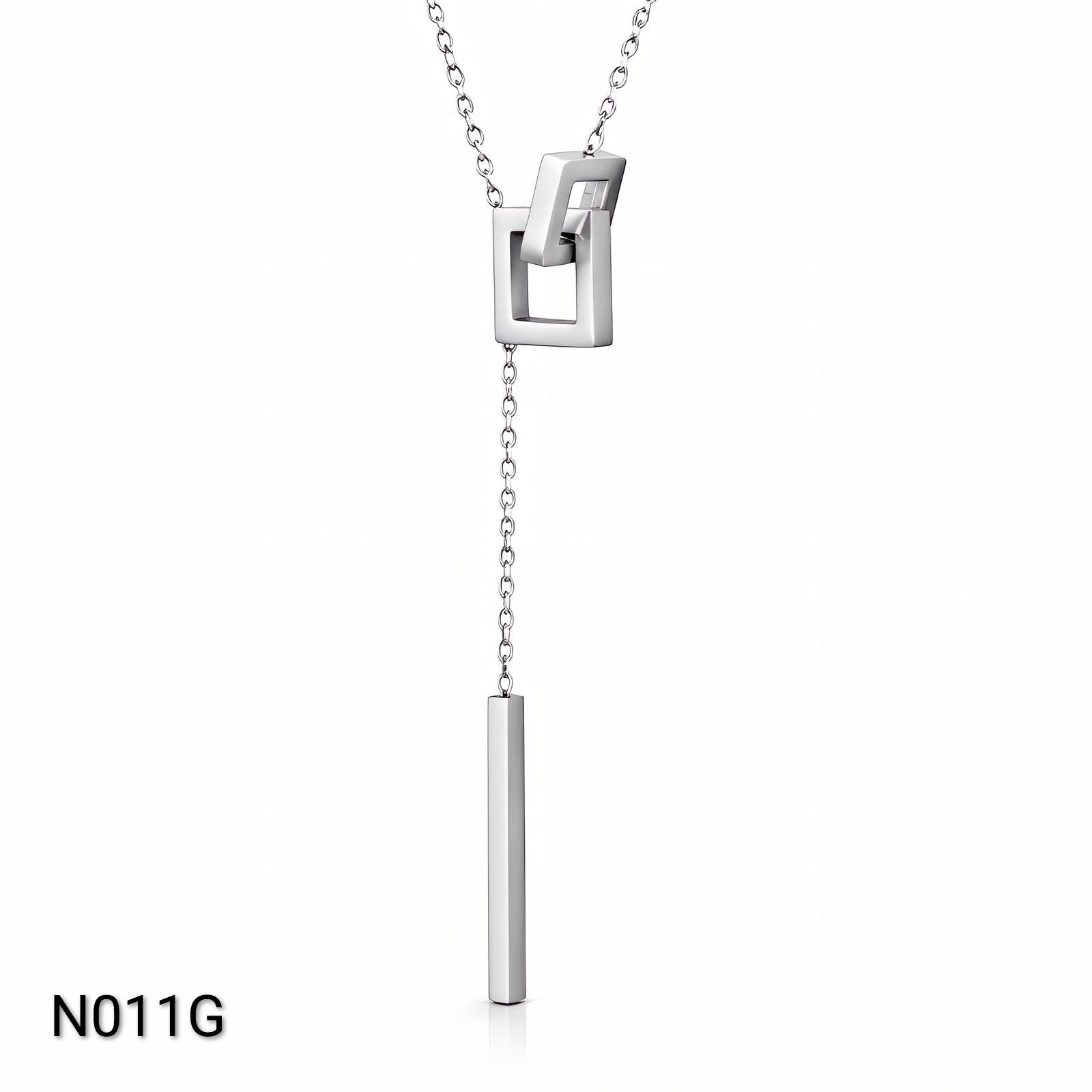 Ora Urban Geometry Necklace, Premium Stainless Steel