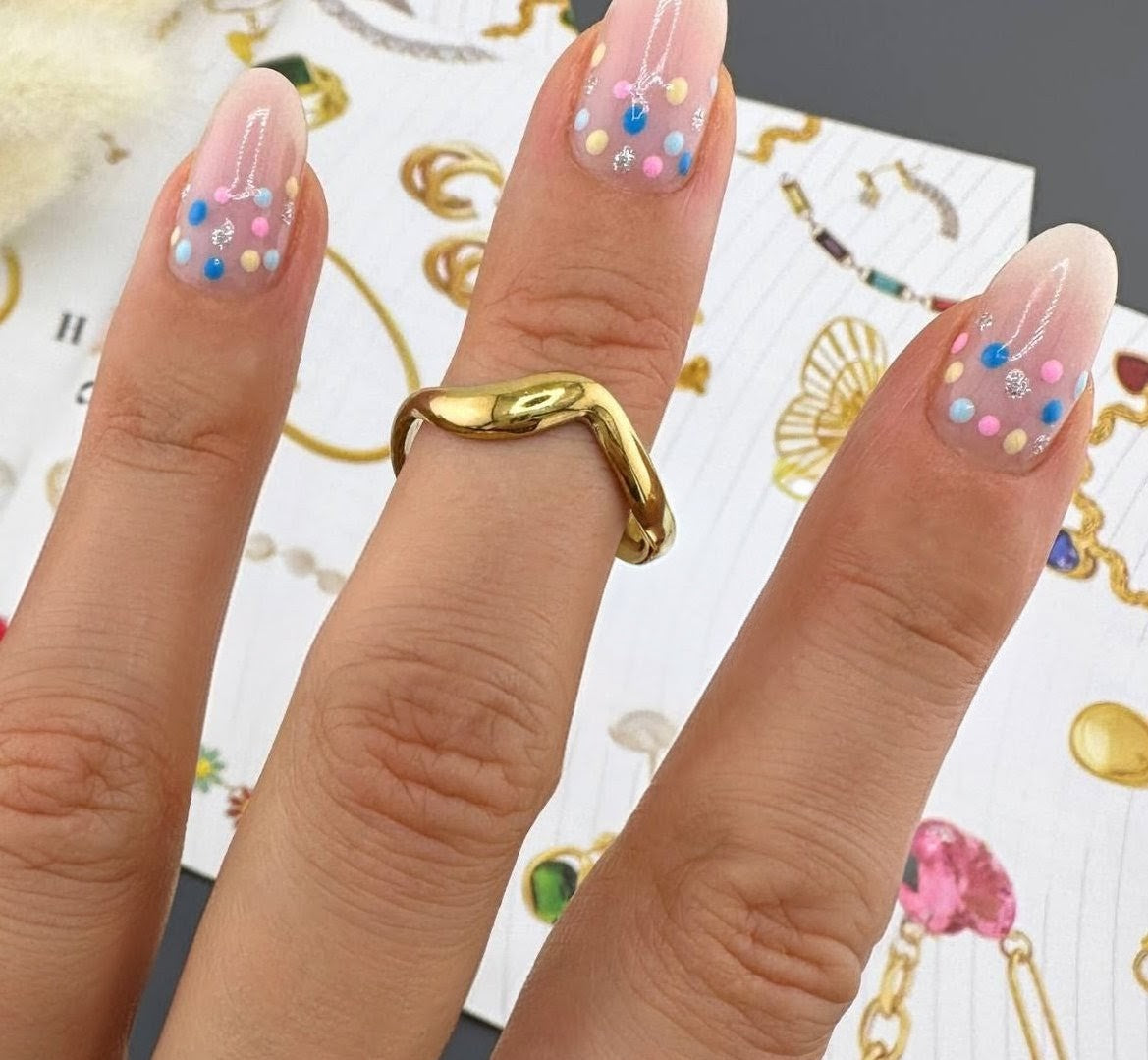 Ora Solstice Ring, 18K Gold Plated