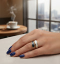 Ora Eclipse Ring, 18K Gold Plated