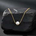 Ora Lumina Pearl Necklace, 18K Gold Plated