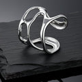 Ora Sculpt Ring, Stainless Steel