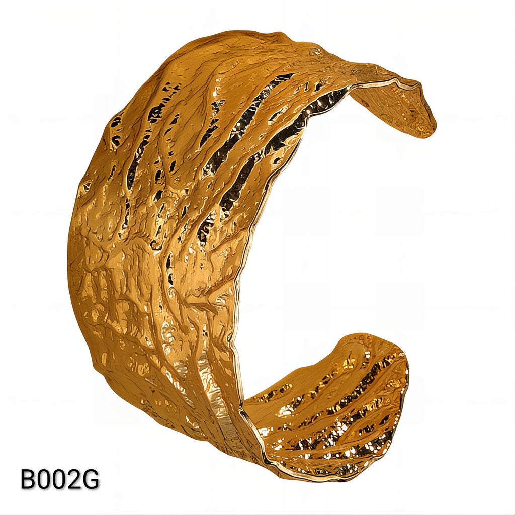 Ora Ember Cuff Bracelet, 18K Gold Plated