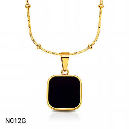 Ora Eclipse Necklace, 18K Gold Plated