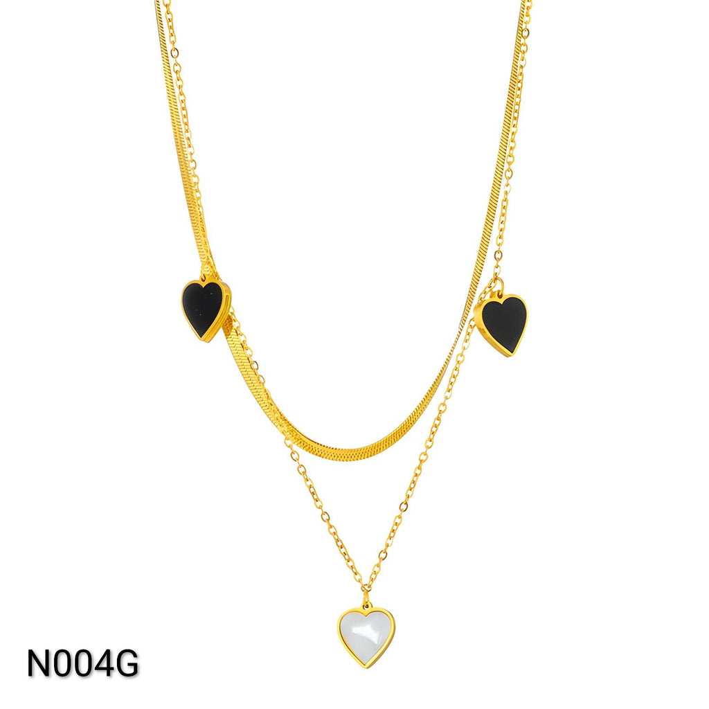 Ora Luxlove Layer Necklace, 18K Gold Plated