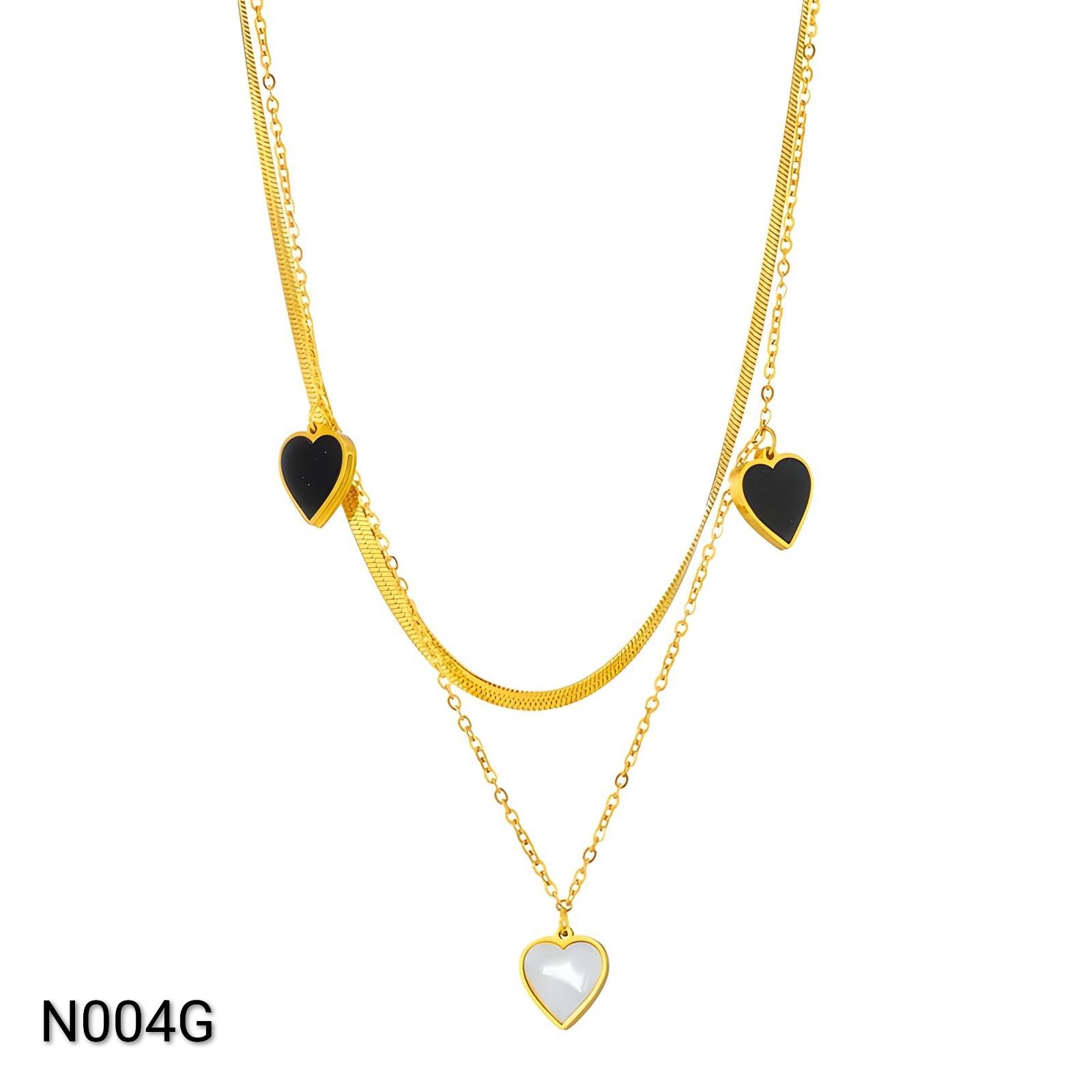 Ora Luxlove Layer Necklace, 18K Gold Plated