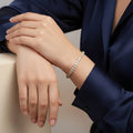 Ora Tennis Bracelet, 18K Gold Plated