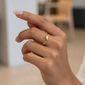 Ora Solstice Ring, 18K Gold Plated