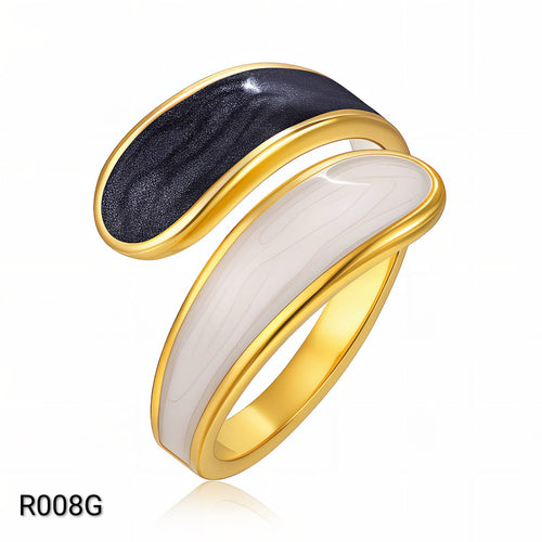 Ora Eclipse Ring, 18K Gold Plated